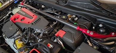 FL5 Type R Sirimoto Carbon Fiber Front Strut Bar