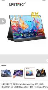 uperfect portable monitor 14.5inch