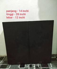 dua biji speaker kotak brand premier
