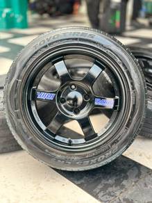 Te37 15 inch sportrim Wira myvi swift vios