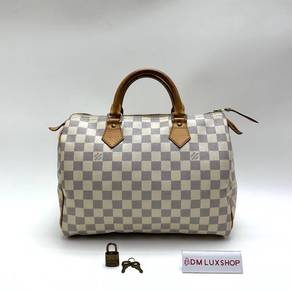 Preloved LV Damier Azur Speedy 30 GHW