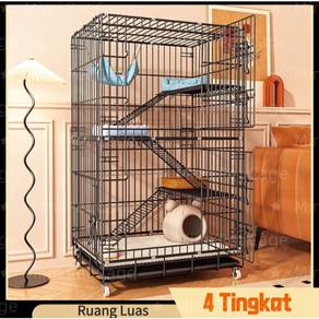 Ready Stock] Sangkar Kucing Besar 4 Tingkat Boleh 