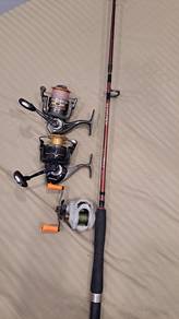 fishing reels and rod for sale barang mancing
