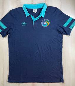 Umbro New York Cosmos Dark Blue Collar Tee #DE