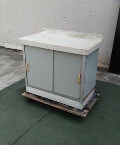 YD67AS Almari Dapur 3' Concrete Top Kitchen Stove