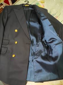 Premium Custom-Tailored Navy DoubleBreasted Blazer