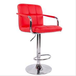 Red Merah Bar Chair Kerusi Pub High TInggi Cantik