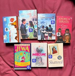 Buku Malay & Indo, English (Preloved)