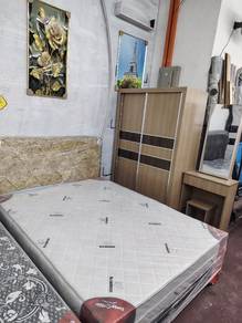 set bilik tidur siap tilam 8inchi