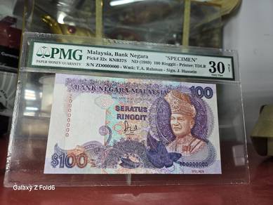 Pmg 30 certified Top Rarest item RM100