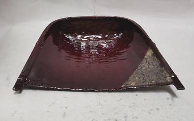 Rare style Japanese Lacquered Bamboo Tea Sweets Pl