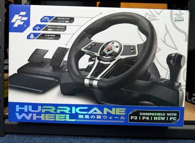 Hurricane Steering set for PS4, PS3, PC, Switch