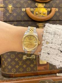 Rolex Datejust 31 Half 18k 750 Yellow Gold