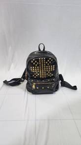 Black Studded Backpacks