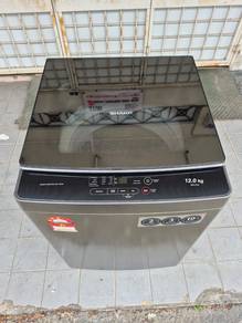 Sharp top washer mesin basuh 12-kg