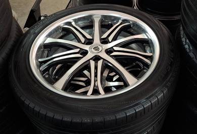 Rim 19 work schwert sc6 fit toyota estima alphard