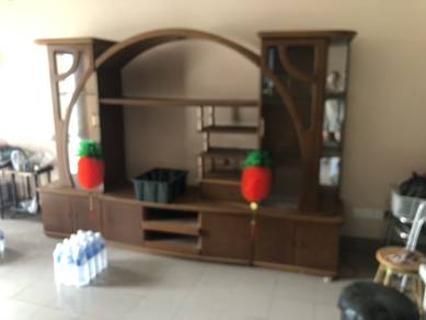 super worth sitting room sofa and display cabinets