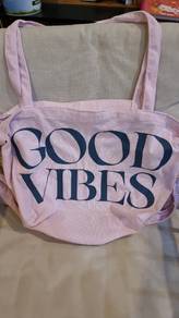 Good Vibes Tote Bag with Sling