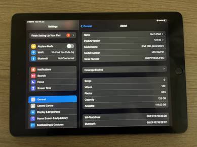 iPad 6 9.7" WiFi (2018) Silver 128GB