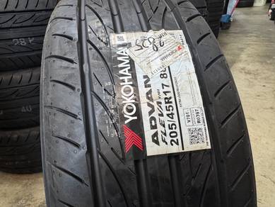 Tayar Baru 205 45 17 Yokohama Advan Fleva V701 25