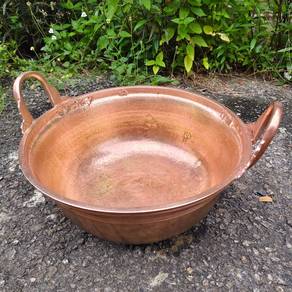 Antique Kuali Tembaga Antik 14" 3.8Kg Vintage