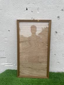 C004 Bingkai Gambar Kayu 41x74cm Wood Poster Frame