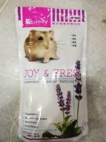 Jolly Hamster Bath Sand Pasir Mandi 1kg Lavender