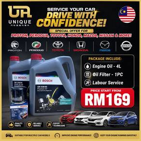 BOSCH 5W30 5W40 Fully Engine Oil Service Package