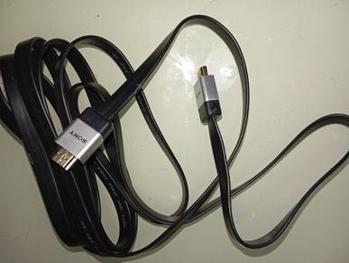 hdmi cable. sony