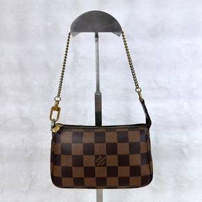 LV Brown Monogram Pochette Accesoires Pouch Bag