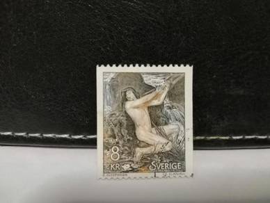 1980 Sweden Stamp Spirit of Water Folklore