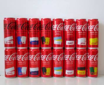 Coke Coca-Cola MY FIFA 2022 Limited Cans