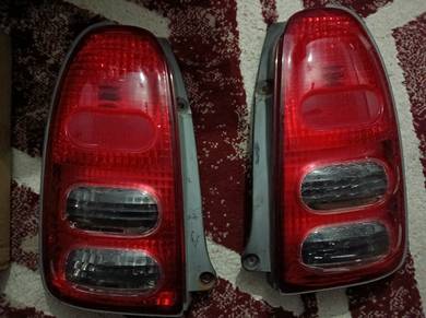 original tail lamp dan visor Mira perodua kelisa