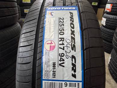 Tayar Baru 225 50 17 Toyo Proxes Cr1 2026 new tyre