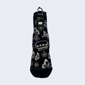 Saiz L : Stance Triple Skull Mens Socks Black BNWT