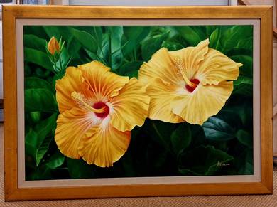 Golden Hibiscus Bloom
