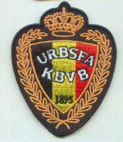 Belgian KBVB or URBSFA Belgium Football Patch