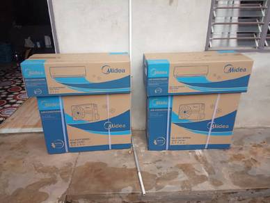 Aircond Midea 1.0Hp Non INVERTER SIAP PASANG