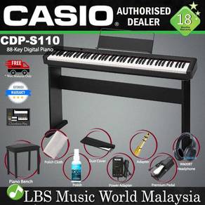 Casio CDP-S110 Black Digital Piano Full Package