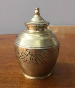 Brass canister lid tembaga
