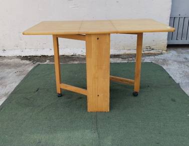 YD30E Meja Makan Kayu 4' NORDIN Folding Table