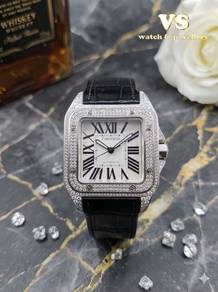 Cartier Santos 100/38mm Diamonds💎 (Full Set)