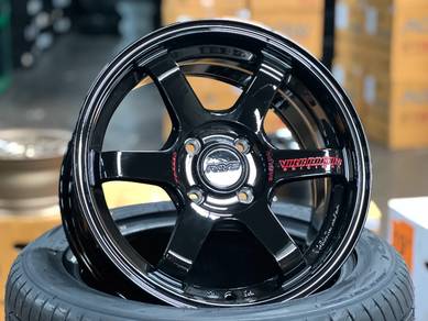 NEW 15 AOW TE37 Rim Myvi Alza Almera City Vios FLX