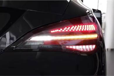 W117 2013 Rear Tail Lamp Crystal LED Black Bodykit