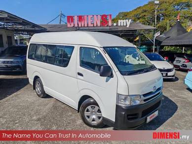 Toyota Hiace 2.5 (m) Window Van Tahun Dibuat 2009