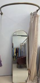 Arch Mirror with Gold Trim