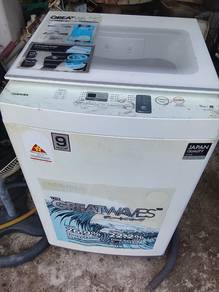 Mesin basuh automatik toshiba 9kg