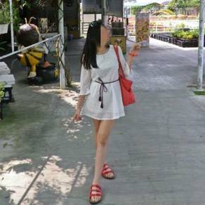 Casual white dress