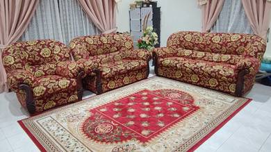 Sofa SET 3+2+1 untuk dijual