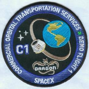 SpaceX COTS Demo-1 Flight Insignia Space Patch